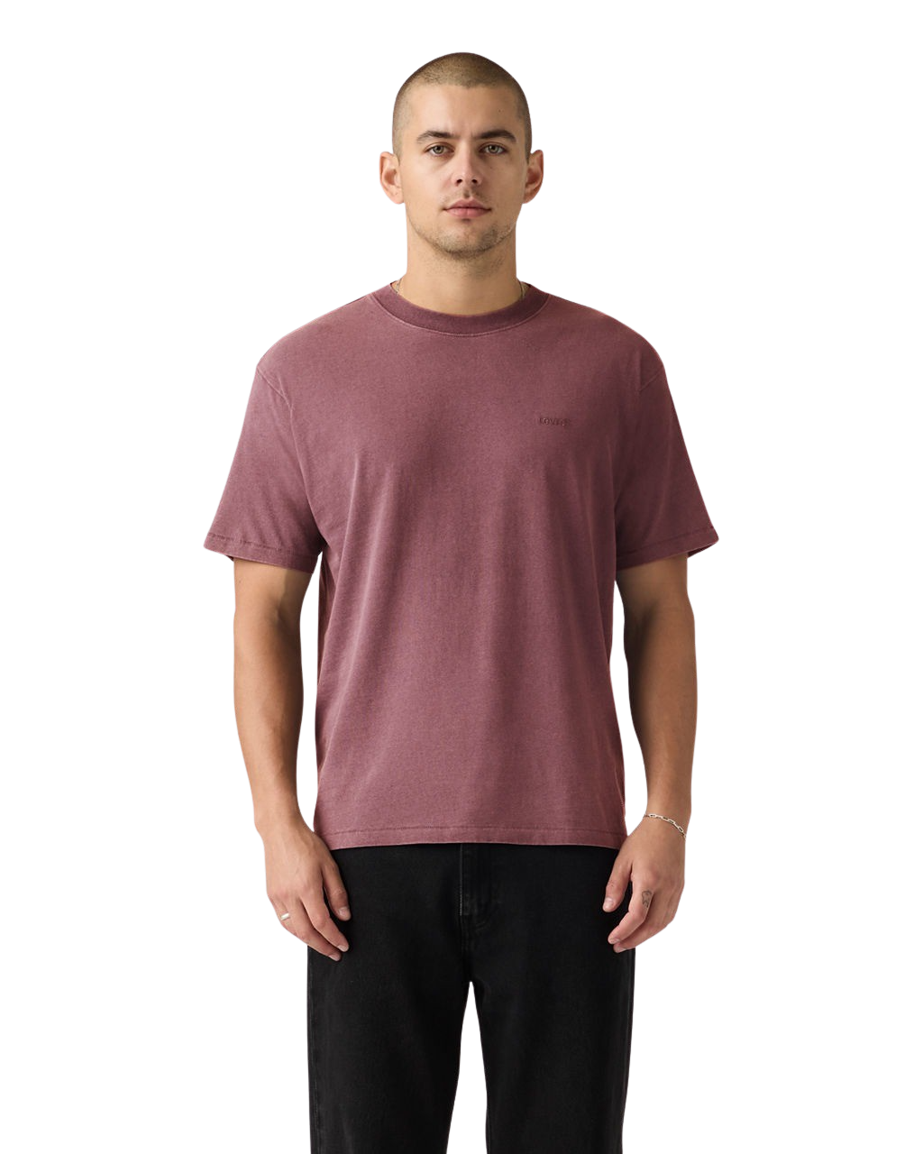 Red Tab™ Vintage T-Shirt in Post Grunge Wash Roan Rouge