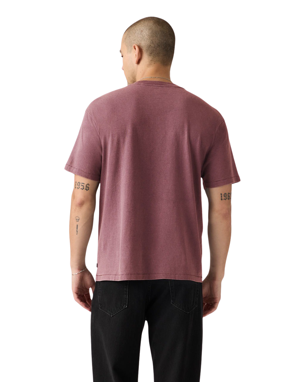 Red Tab™ Vintage T-Shirt in Post Grunge Wash Roan Rouge