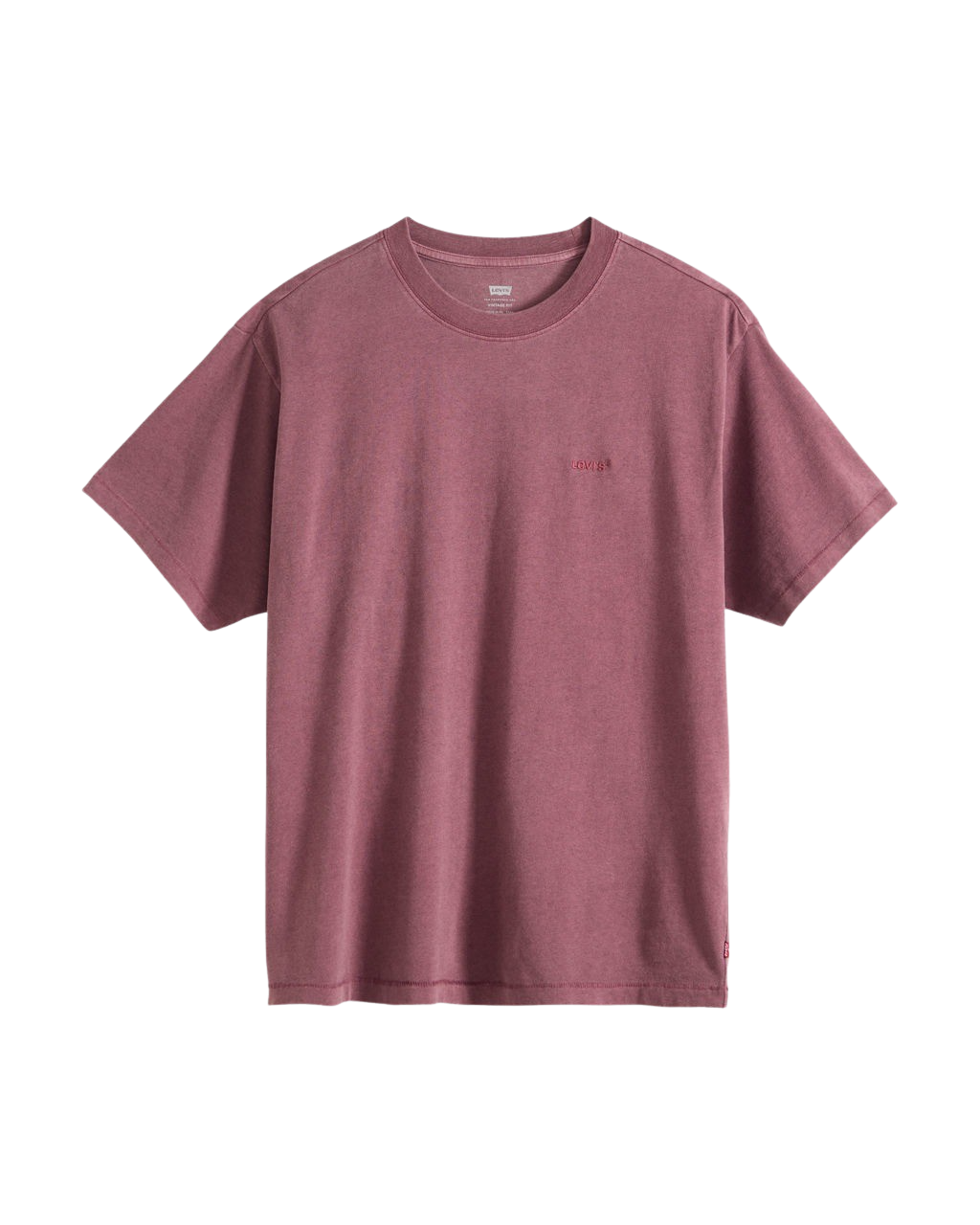 Red Tab™ Vintage T-Shirt in Post Grunge Wash Roan Rouge
