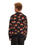 The Volcom Mens FA Ozzy Eyes Jumper in Black