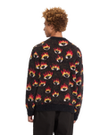 The Volcom Mens FA Ozzy Eyes Jumper in Black
