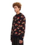 The Volcom Mens FA Ozzy Eyes Jumper in Black