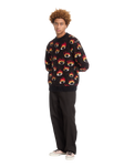 The Volcom Mens FA Ozzy Eyes Jumper in Black