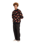 The Volcom Mens FA Ozzy Eyes Jumper in Black