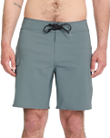 Lido Solid Mod Boardshorts in Tradewinds