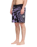 Spiral Stone Mod Boardshorts in Violet