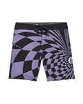 Spiral Stone Mod Boardshorts in Violet