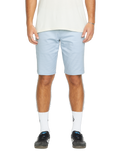 The Volcom Mens Frickin Modern Stretch Walkshorts in Carolina Blue
