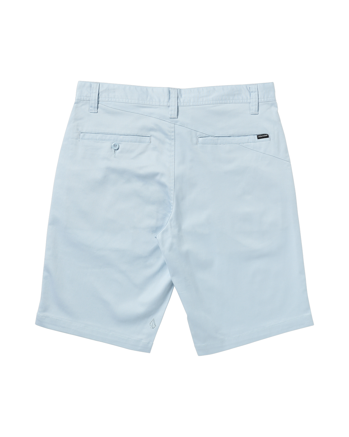 The Volcom Mens Frickin Modern Stretch Walkshorts in Carolina Blue