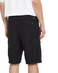 The Volcom Mens Strange Tripper Walkshorts in Black