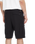 The Volcom Mens Strange Tripper Walkshorts in Black