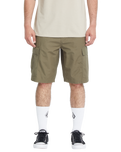 The Volcom Mens Strange Tripper Walkshorts in Wintermoss