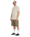 The Volcom Mens Strange Tripper Walkshorts in Wintermoss