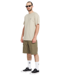 The Volcom Mens Strange Tripper Walkshorts in Wintermoss