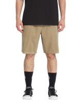 The Volcom Mens Outer Spaced Walkshorts in Khaki