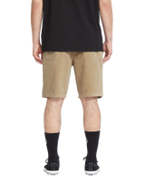 The Volcom Mens Outer Spaced Walkshorts in Khaki