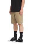 The Volcom Mens Outer Spaced Walkshorts in Khaki