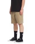 The Volcom Mens Outer Spaced Walkshorts in Khaki