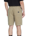 The Volcom Mens Outer Spaced Walkshorts in Khaki