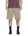 Freazy Loose Walkshorts in Light Khaki