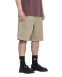 Freazy Loose Walkshorts in Light Khaki