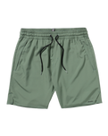 The Volcom Mens Frickin Ascender II Volley Shorts in Light Olive