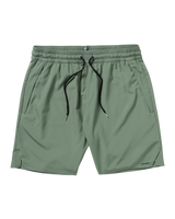 The Volcom Mens Frickin Ascender II Volley Shorts in Light Olive