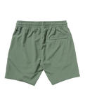 The Volcom Mens Frickin Ascender II Volley Shorts in Light Olive