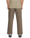 The Volcom Mens Frickin Skate Chino Trousers in Teak
