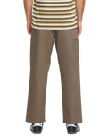 The Volcom Mens Frickin Skate Chino Trousers in Teak