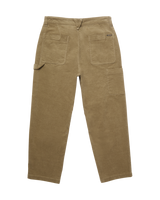 The Volcom Mens Kraftsman Corduroy Trousers in Khaki