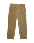 The Volcom Mens Kraftsman Corduroy Trousers in Khaki