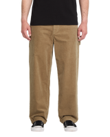 Kraftsman Cord Trousers in Dark Khaki