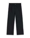 Baggos Pleat Trousers in Black