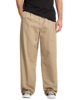 Baggos Pleat Trousers in Khaki