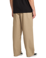 Baggos Pleat Trousers in Khaki