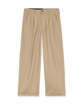 Baggos Pleat Trousers in Khaki