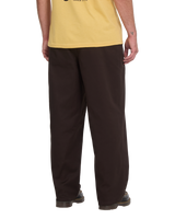 The Volcom Mens Billow Trousers in Cacao