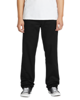 The Volcom Mens Frickin Modern Stretch Trousers in Black