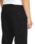 The Volcom Mens Frickin Modern Stretch Trousers in Black