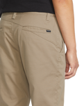 The Volcom Mens Frickin Modern Stretch Trousers in Khaki
