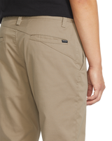 The Volcom Mens Frickin Modern Stretch Trousers in Khaki