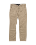The Volcom Mens Frickin Modern Stretch Trousers in Khaki