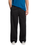 The Volcom Mens Baggos Pleat Trousers in Black