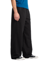 The Volcom Mens Baggos Pleat Trousers in Black