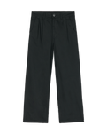 The Volcom Mens Baggos Pleat Trousers in Black