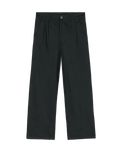 The Volcom Mens Baggos Pleat Trousers in Black