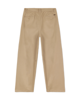 The Volcom Mens Baggos Pleat Trousers in Khaki