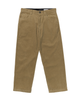 The Volcom Mens Frickin Loose Tapered Cord Trousers in Khaki