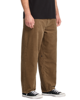 The Volcom Mens Billow Tapered Corduroy Trousers in Ermine